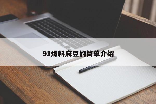 91爆料麻豆的简单介绍